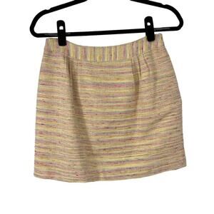 Leona by Lauren Leonard Rainbow Mini Skirt